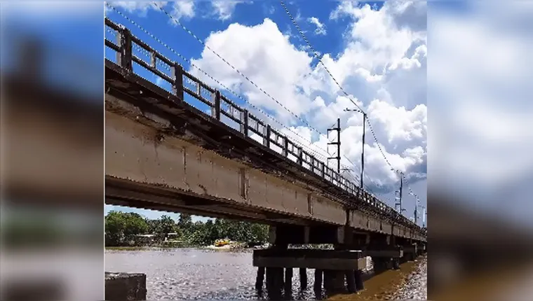 É mentira que ponte de Mosqueiro corre risco de queda | Reprodução/Instagram @igornormando