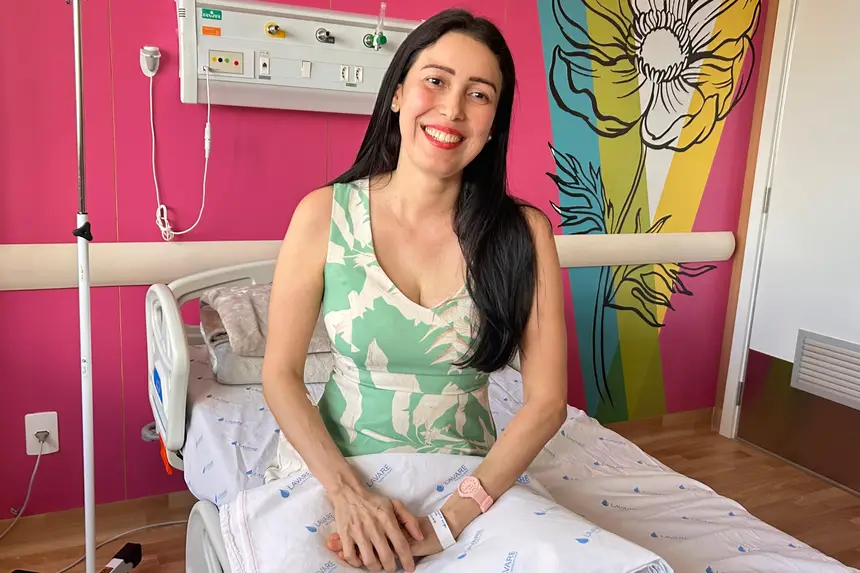 Donna Summer de Souza se recupera bem da retirada de um mioma uterino: “Recebi um excelente atendimento”, diz ela