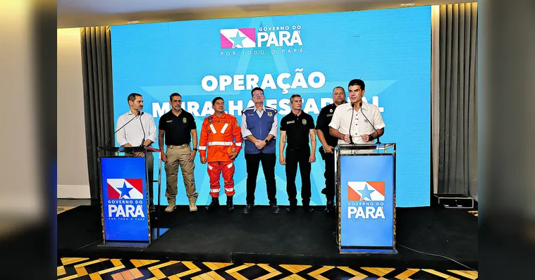 Governador Helder Barbalho ressaltou que a operação foi realizada de forma integrada | Wagner Almeida/Diário do Pará