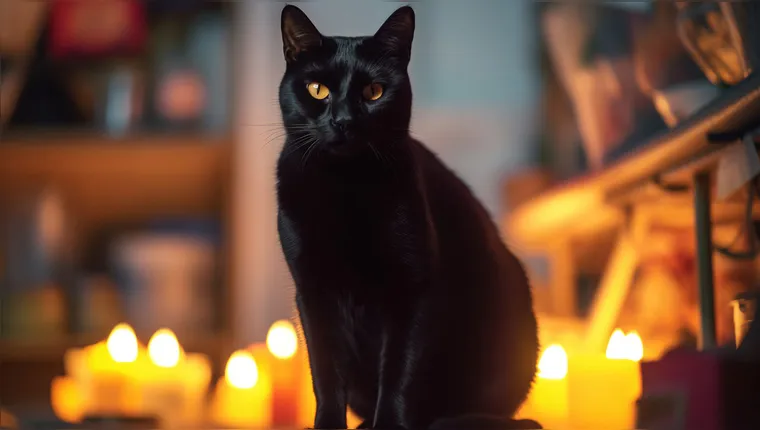 Os gatos pretos também são alvos da data. | Internet