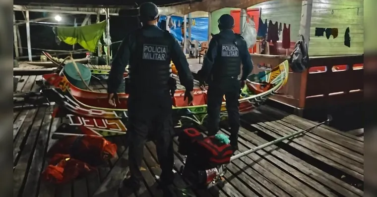 Policiais em ação contra grupo criminoso em Bagre | ​Foto: Divulgação