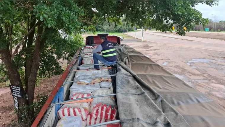 A mercadoria irregular saiu do Paraná e tinha como destino uma empresa em Breves, no Marajó | Foto: Ascom/Sefa