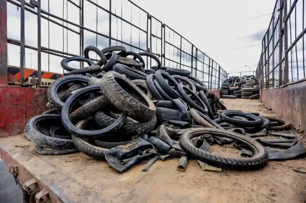 Ação realizada no ano passado recolheu cerca de 4 mil pneus; Foto: Diego Barbosa