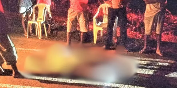 Reinaldo Andrade da Silva foi atingido por um carro, cujo condutor fugiu sem prestar socorro. (Reprodução / Correio de Carajás)