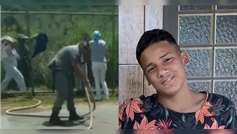 Vitor Hugo, de 14 anos, segue internado após ataque de enxame em Fercal; recuperação é positiva, mas ainda é delicada. | Reprodução