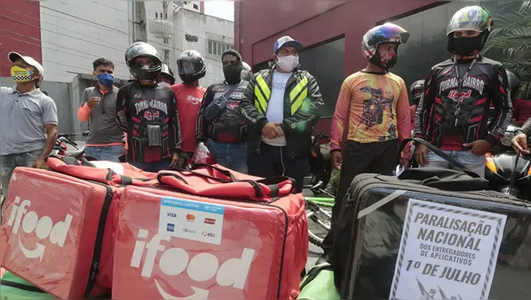 Entregadores de aplicativo prometem entrar em greve | Ricardo Amanajás/Diário do Pará (Arquivo)