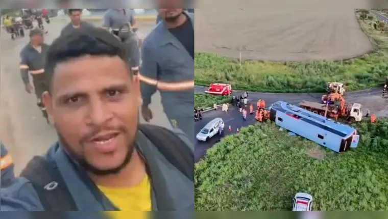 Entre os mortos está Kleyton Serra da Silva, de 40 anos, natural do município de Barcarena (PA). | Reprodução
