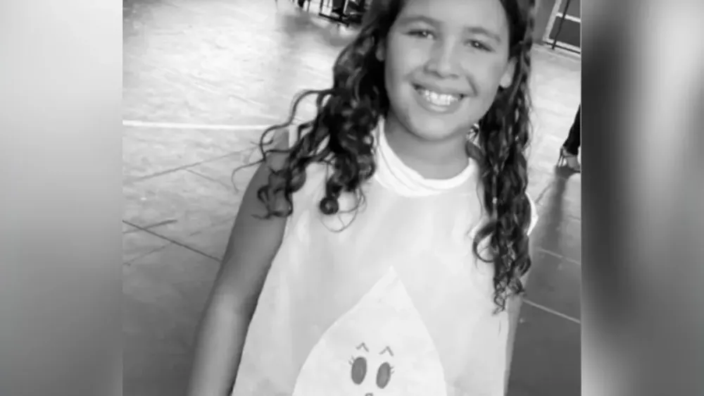 Sarah Raíssa Pereira, de oito anos, faleceu após supostamente ter feito o “desafio do desodorante” | Reprodução/CNN