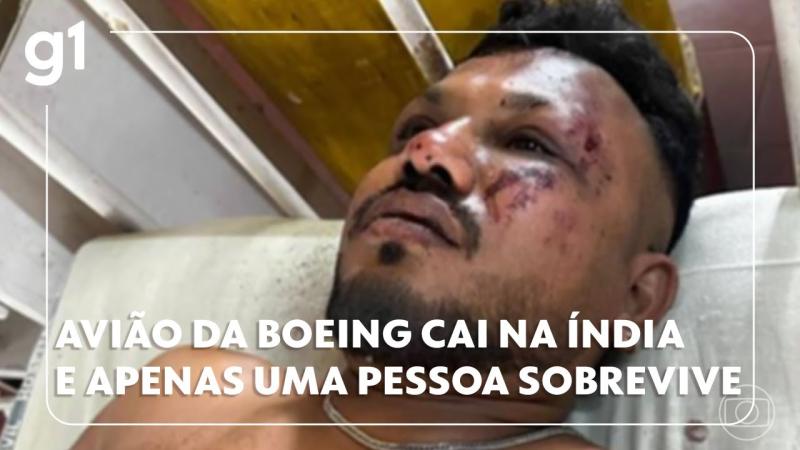Avião da Boeing cai na Índia e apenas uma pessoa sobrevive